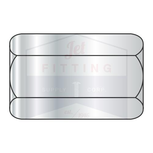 1-8X2 3/4  Hex Rod Coupling Nut 1 3/8 inch Across Flats Zinc