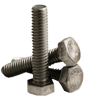 1-8x6 (FT) Hex Tap Bolt Steel Plain and Oil -- (Bulk: 25)