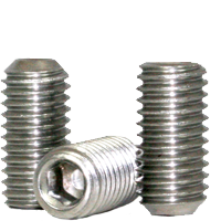 Tornillo de cabeza hexagonal de 3/8-16 x 3/4 con punta ahuecada de acero inoxidable 18-8 (paquete: 100)