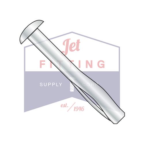 1/4X1 1/2  Round Head Split Drive Anchor Zinc