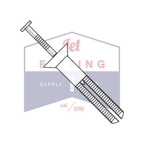 1/4X2  Flat Head Nail In Anchor Nylon