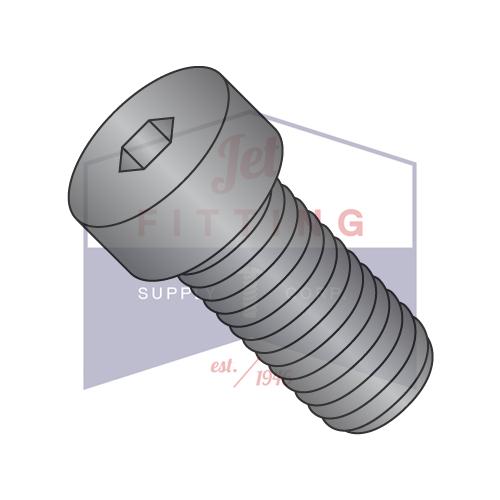 Tornillo de cabeza hueca baja con rosca gruesa de 1/4-20 x 3/4, liso