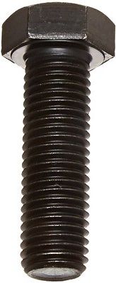 Tornillo de cabeza hexagonal M8-1,25 x 40 (FT) de acero de clase 8,8 con óxido negro térmico y cera DIN933/ISO4017 (volumen: 925)