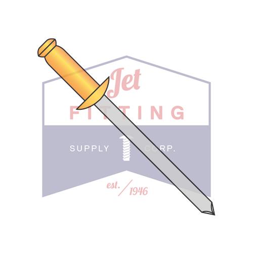 1/8X.06-.12  Copper Rivet With Steel Mandrel Zinc Plated