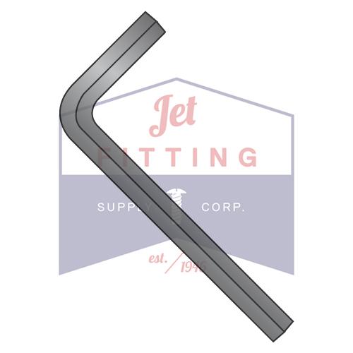 1 Long Arm Hex Key Wrench Alloy Steel Black Oxide