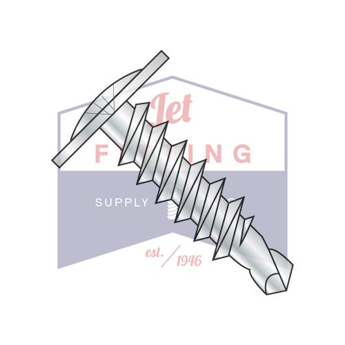 10-16X2 1/4 Phillips Modified Truss head Self Drilling Screw Full Thread Zinc and Bake
