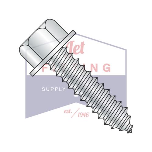 5/16-9X2 1/2 A/F.428-.437 Altura de cabeza .300-.312 Sin ranura, con sangría, con arandela hexagonal, tornillo tirafondo de rosca completa, zinc