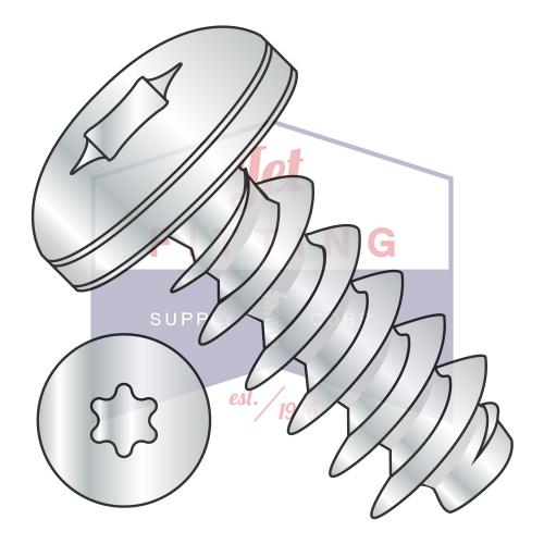 M3-1.34X10 Cabeza plana métrica Torx (6 lóbulos) PT Alternativa Totalmente roscada Zincada y horneada