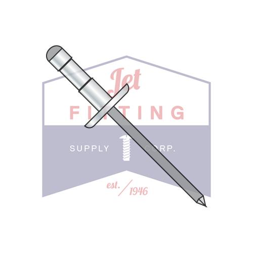 3/16X.062-.250  Low Profile Multi Grip Rivet/Black Phosphate Mandrel