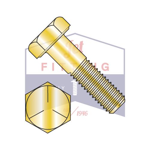 5/8-18X6 MS90726 Military Hex Head Cap Screw Fine Thread Cadmium Yellow Grade 5 DFAR