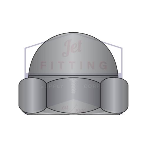 5/8-11  Two Piece Low Crown Cap Nut Black Oxide