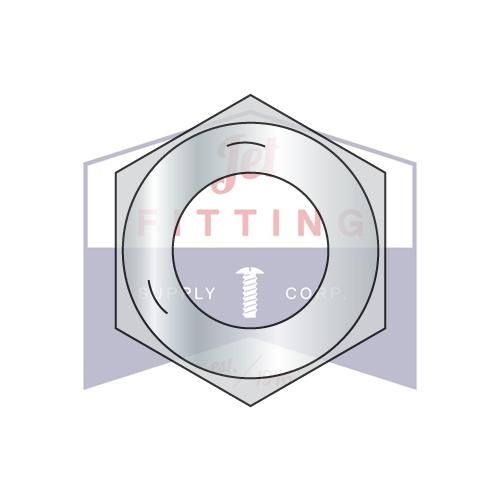 9/16-18  Fine Thread Hex Nut Grade 5 Domestic Zinc DFAR