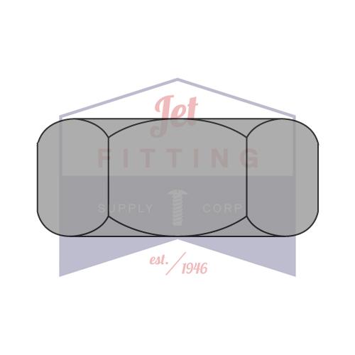 9/16-12  Finished Hex Nut Plain