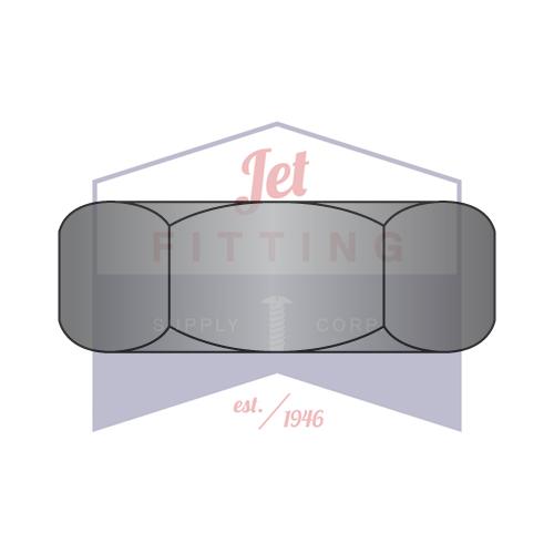 Tuerca hexagonal de 3/8-16 con óxido negro y aceite