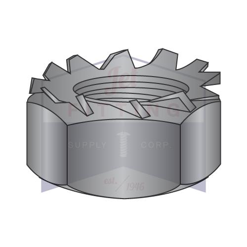 12-24 K Lock Hex Nut Black Oxide