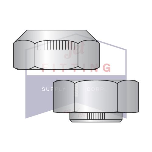3/8-24  Stover Alternative Automation Style Lock Nut Grade C Cad And Wax