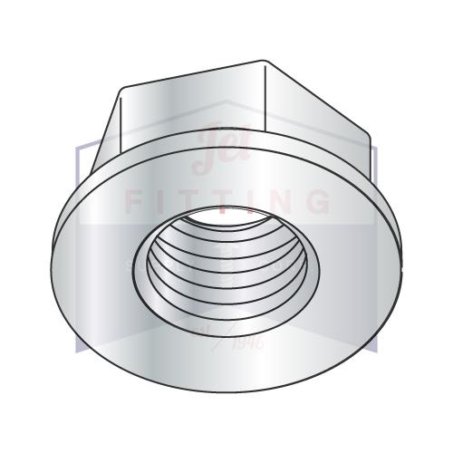 1/2-13  Non-Serrated Flange Hex Nuts Case Hardened HR15N 78/90 Zinc and Bake