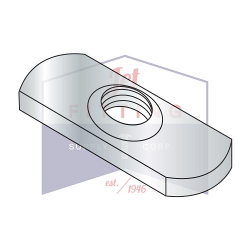 5/16-18 Spot Weld Center Hole Tab Weld Nut Plain