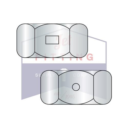 3/4-16 Two Way Reversible Hex Lock Nut Zinc And Wax