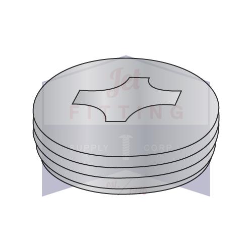 1/2-14 Phillips Pipe Plug Die Cast Zinc Alloy