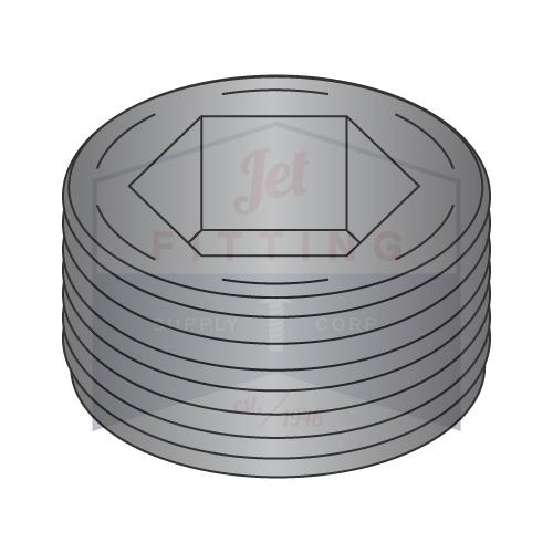 3/8 Flush Seating Socket Pipe Plug Plain