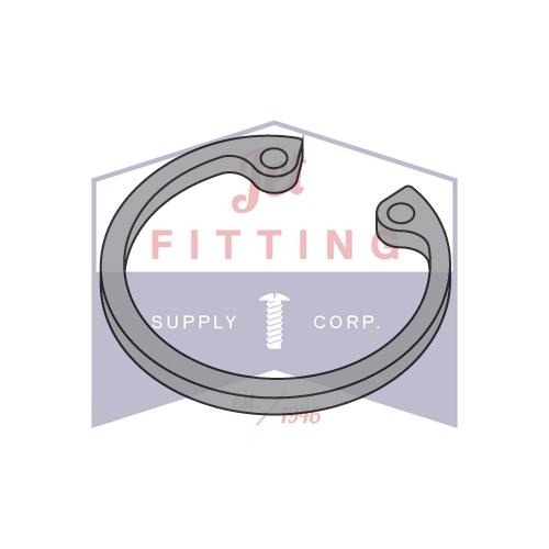 Anillo de retención de estilo interno de acero fosfatado negro de 2-3/8 (2,375) (paquete de 200)