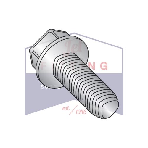 10-24X5/8 Unslot Ind Hex Wash Taptite Alternative Full Thread 410 Stainless Passivate Wax