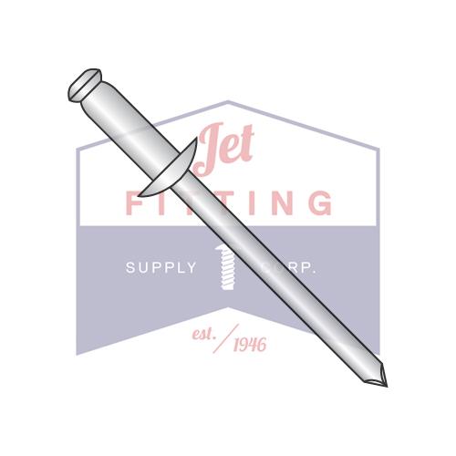 1/8X.06-.12 Steel Zinc Rivet With Steel Mandrel