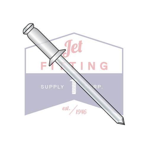 1/8X.06-.12  Countersunk Stainless Steel Rivet WIth Steel Mandrel