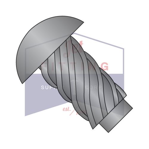 Tornillo de cabeza redonda tipo U de 00 x 3/16, óxido negro