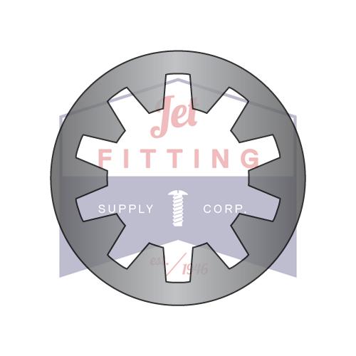 7/16 Internal Tooth Lock Washer Steel Steel Zinc Black and Bake