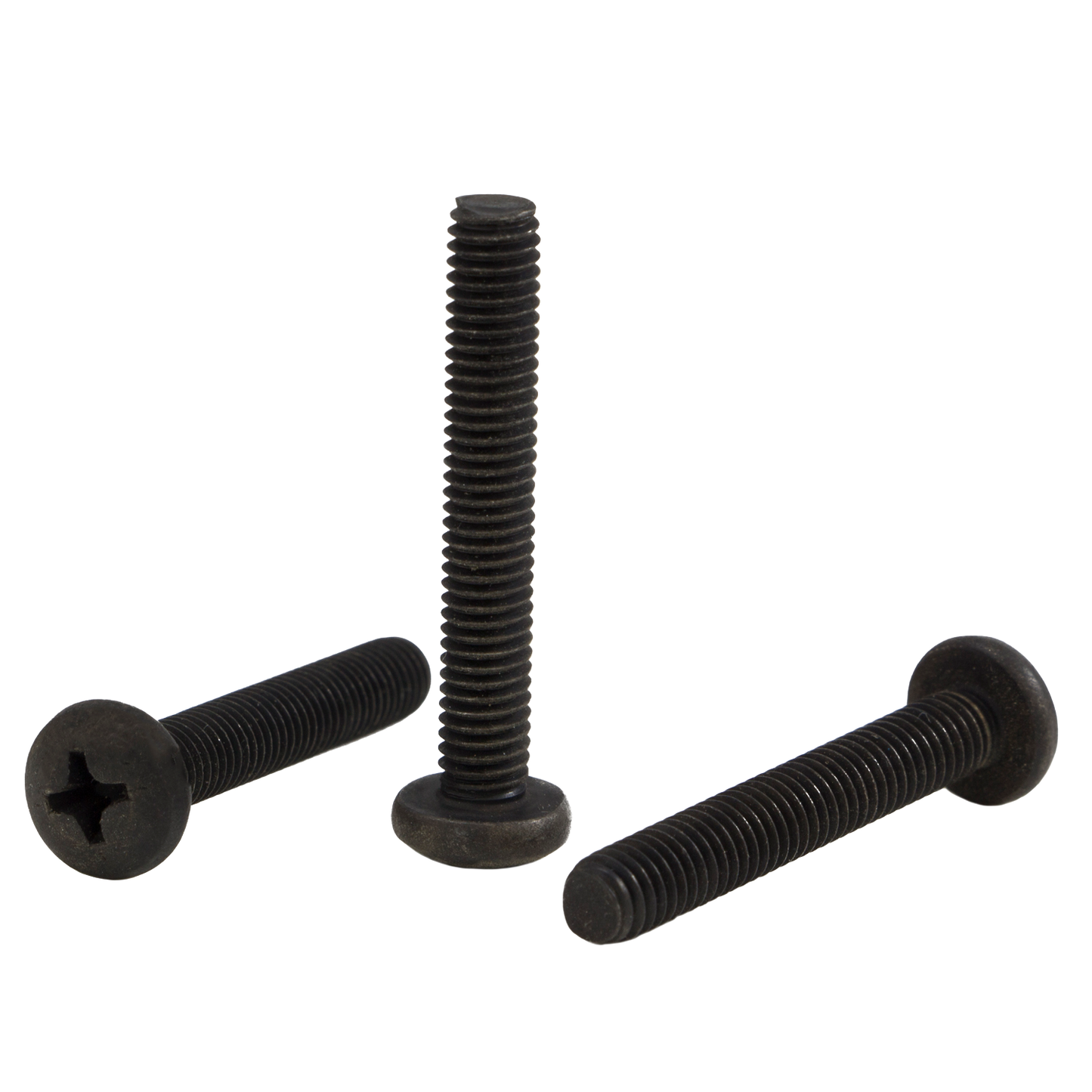 4-40X1/8  Phillips Pan Full Thread Machine Screw Black Oxide