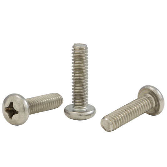 6-32X1/4  Phillips Pan Machine Screw Fully Threaded 18-8 Stainless Steel