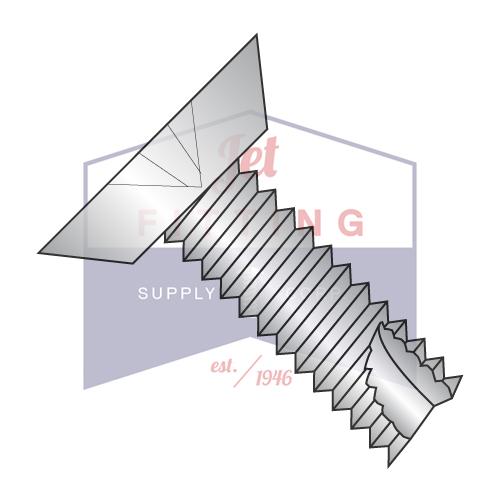 10-24X1  Phillips Flat Undercut Thread Cutting Screw Type 23 Fully Thrd 18-8 Stainless