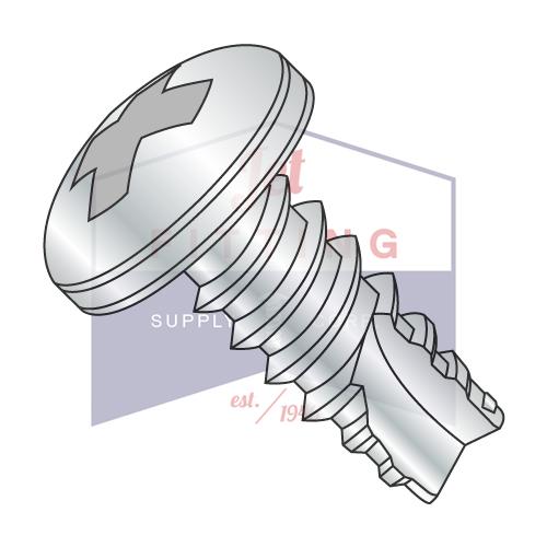 2-32X5/8  Phillips Pan Thread Cutting Screw Type 25 Fully Threaded Zinc And Bake