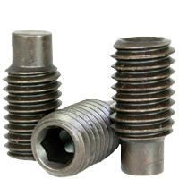 5/16-24x3/8 Full Dog Hex Socket Set Screw Alloy Steel Pack: 100