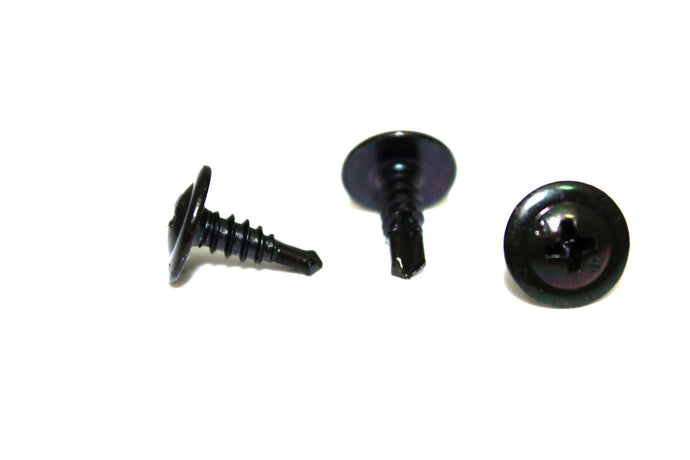 #8-18x1/2 Phillips Modified Truss Self Drilling Screw #2 Steel Black Zinc