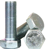 3/4-10x9-1/2 Partially Threaded Hex Cap Screw Steel Grade 5 Zinc Pack: 10