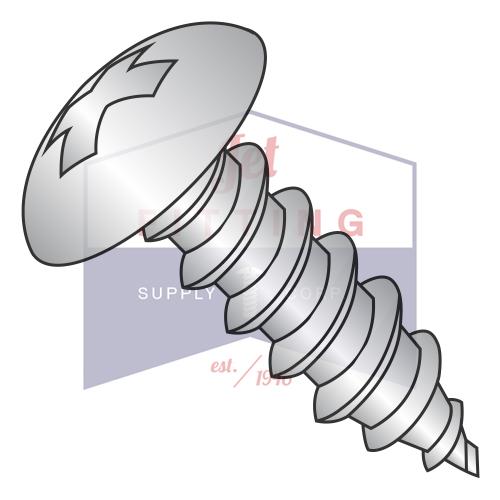 10-16X1/2 Phillips Full Contour Truss Self Tap Screw Type AB Full Thd 410 Stainless Steel