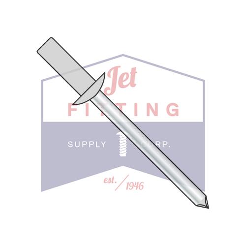 1/8X.31-.37  Closed End Aluminum Rivet Steel Mandrel Carbon Steel