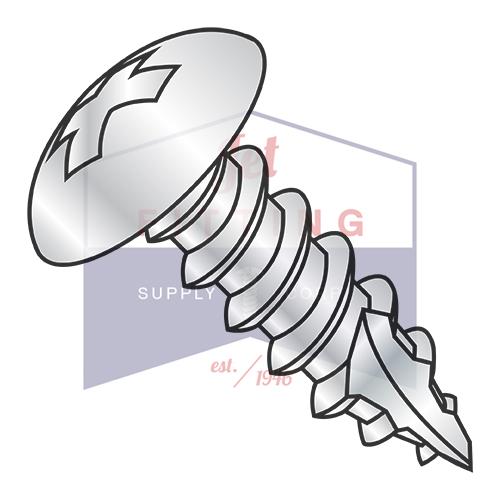 8-15X5/8 Phillips Truss Self Tapping Screw Type A Type 17 Full Thread Zinc Bake