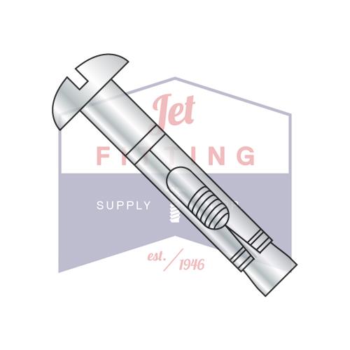 1/4X2  Round Head Sleeve Anchor Zinc
