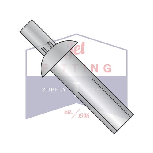 Remache de aluminio universal de 1/8 x 1/16 con pasador de acero inoxidable