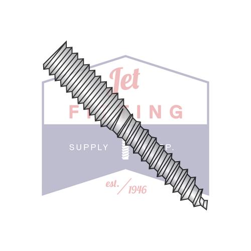 3/8-16X4  Hanger Bolt Fully Threaded Stainless Steel 18-8