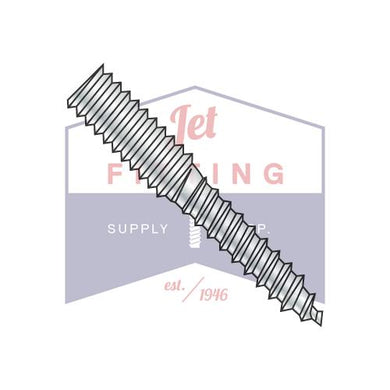 10-24X2  Hanger Bolt Full Thread Steel Zinc