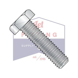 3/4-10X5  Hex Tap Bolt Low Carbon Steel Fully Threaded Zinc