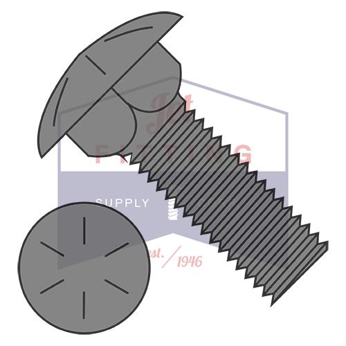 3/4-10X4 1/2 Carriage Bolt Steel Grade 8 Fully Threaded Steel Plain
