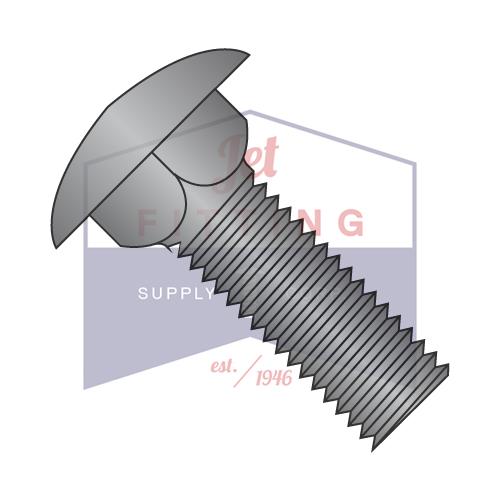 10-24X3/4  Carriage Bolt Fully Threaded Black Oxide and Oil