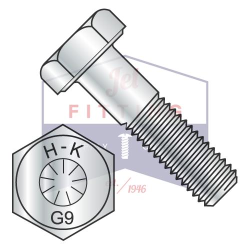 Tornillo de cabeza hexagonal con rosca gruesa de 3/4-10X6, acero de grado 9, DFAR EcoGuard gris/plata, resistente a la corrosión durante 1000 horas