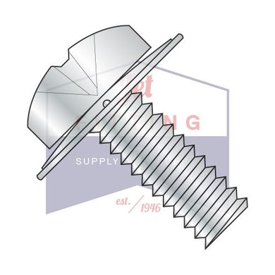 1/4-20X1  Phillips Pan Square Cone Sems Fully Threaded Zinc